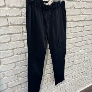 Black Straight Leg Women's Pants